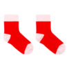 crew socks red-pink