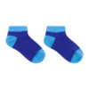 sneaker sokken blauw naadloos
