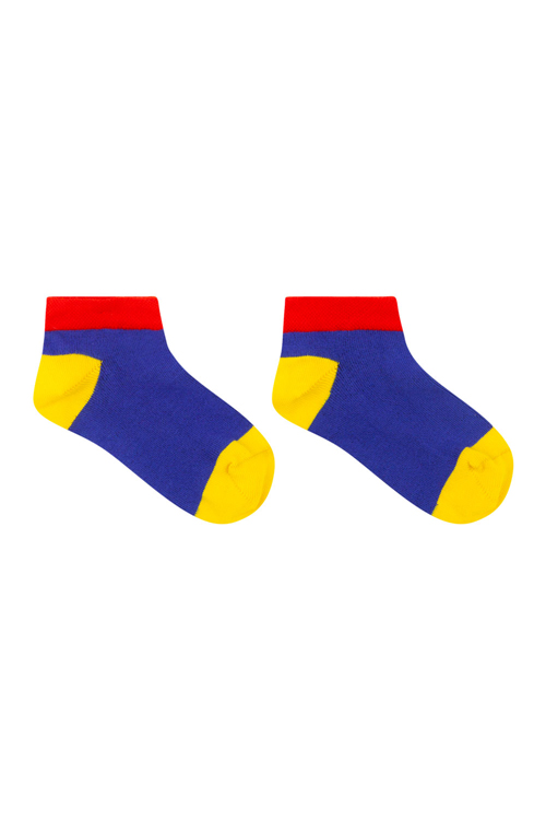 gekleurde sneaker sokken zonder naad